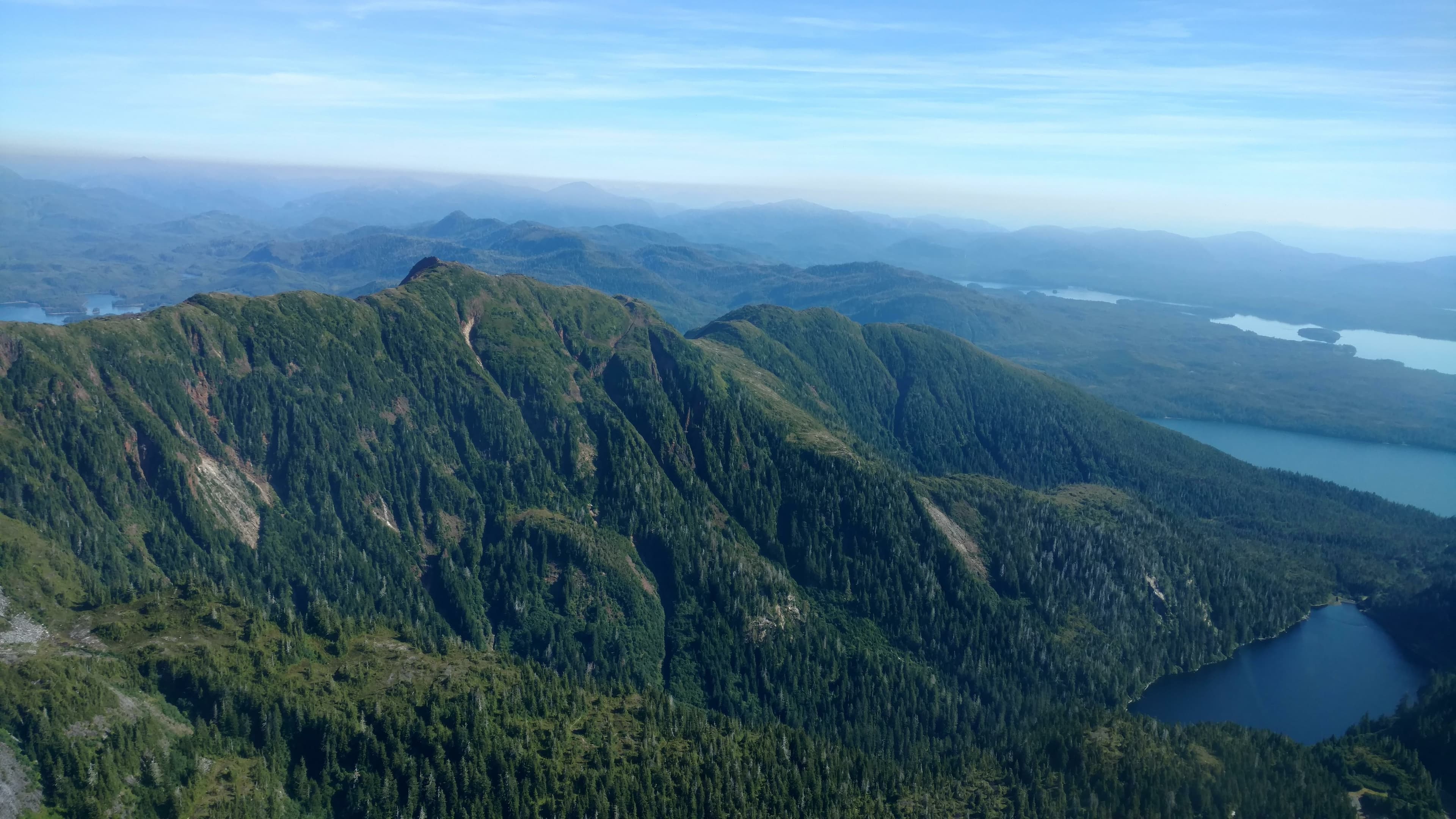 Ariel View of Misty Fjords in Ketchikan Alaska Tongass National Forest