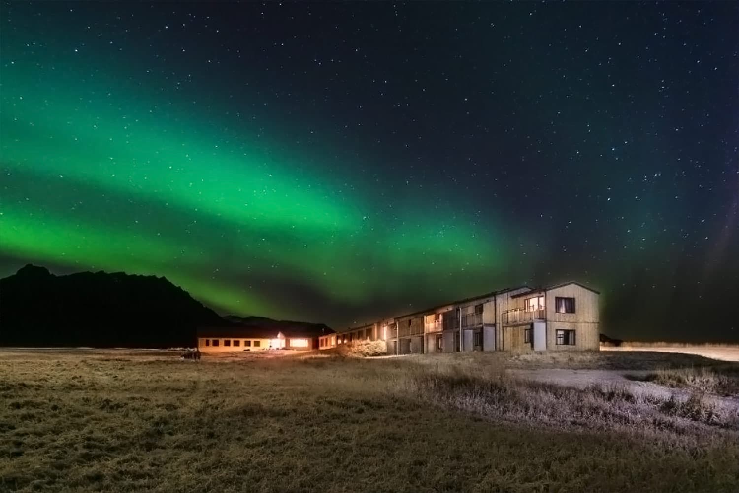 Northern-Lights-near-Langaholt-Guesthouse