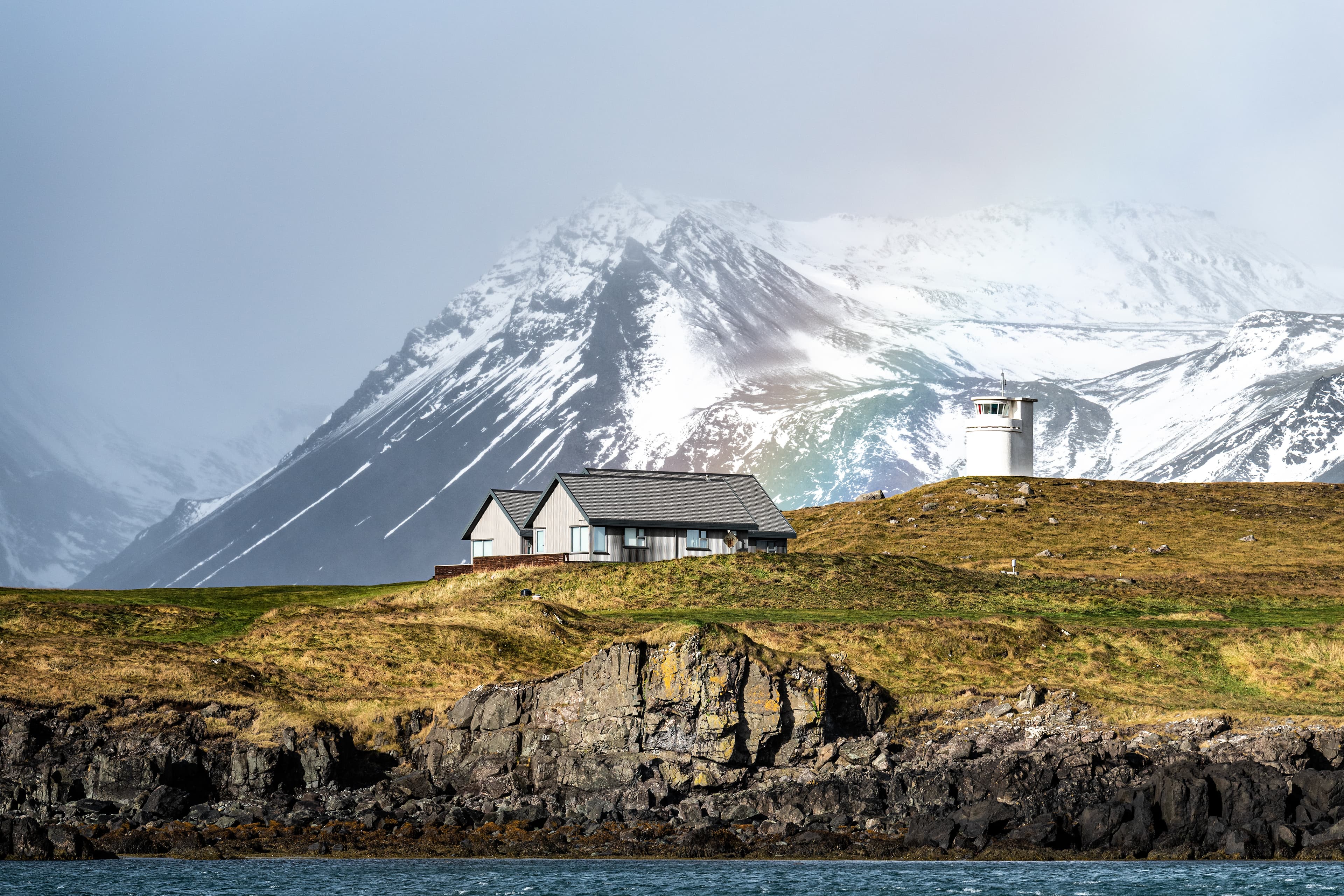 Kirkjuhóll is a farm in West Iceland. Kirkjuhóll is close to Watching seals at Ytri Tunga.