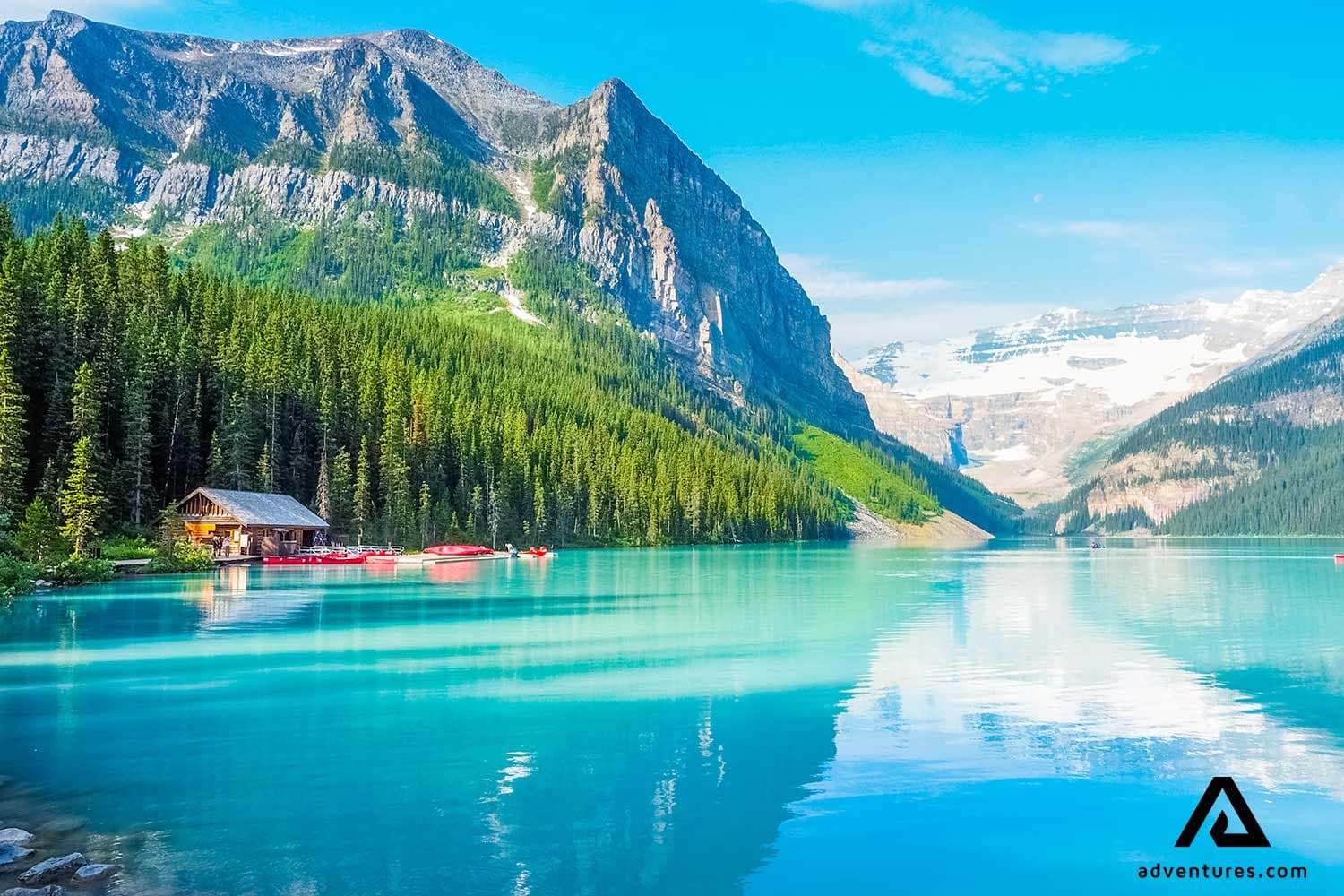 Beautiful Nature of Lake Louise in Banff National Park, Canada