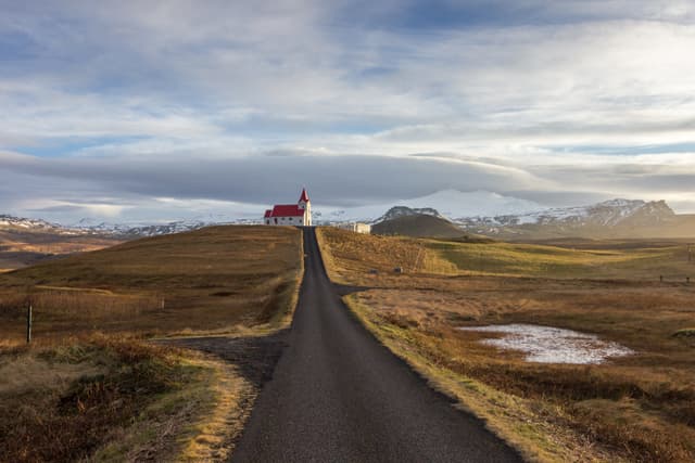 Church of Ingjaldshólskirkja in Iceland