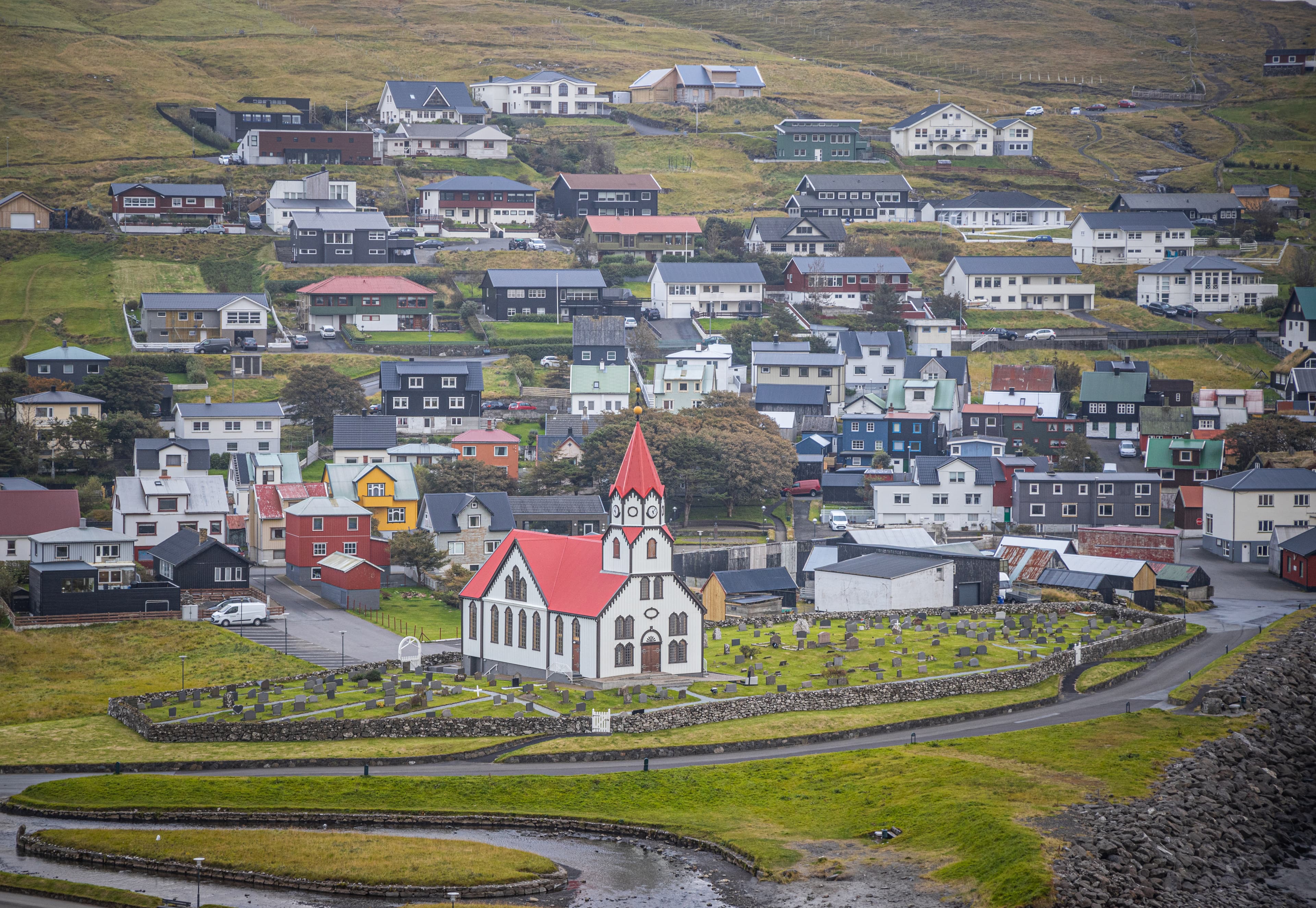 Faroe Islands - Landscape - Aerial Photos - Nature