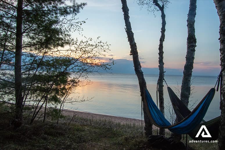 campsite-on-the-lake-superior-in-ontario