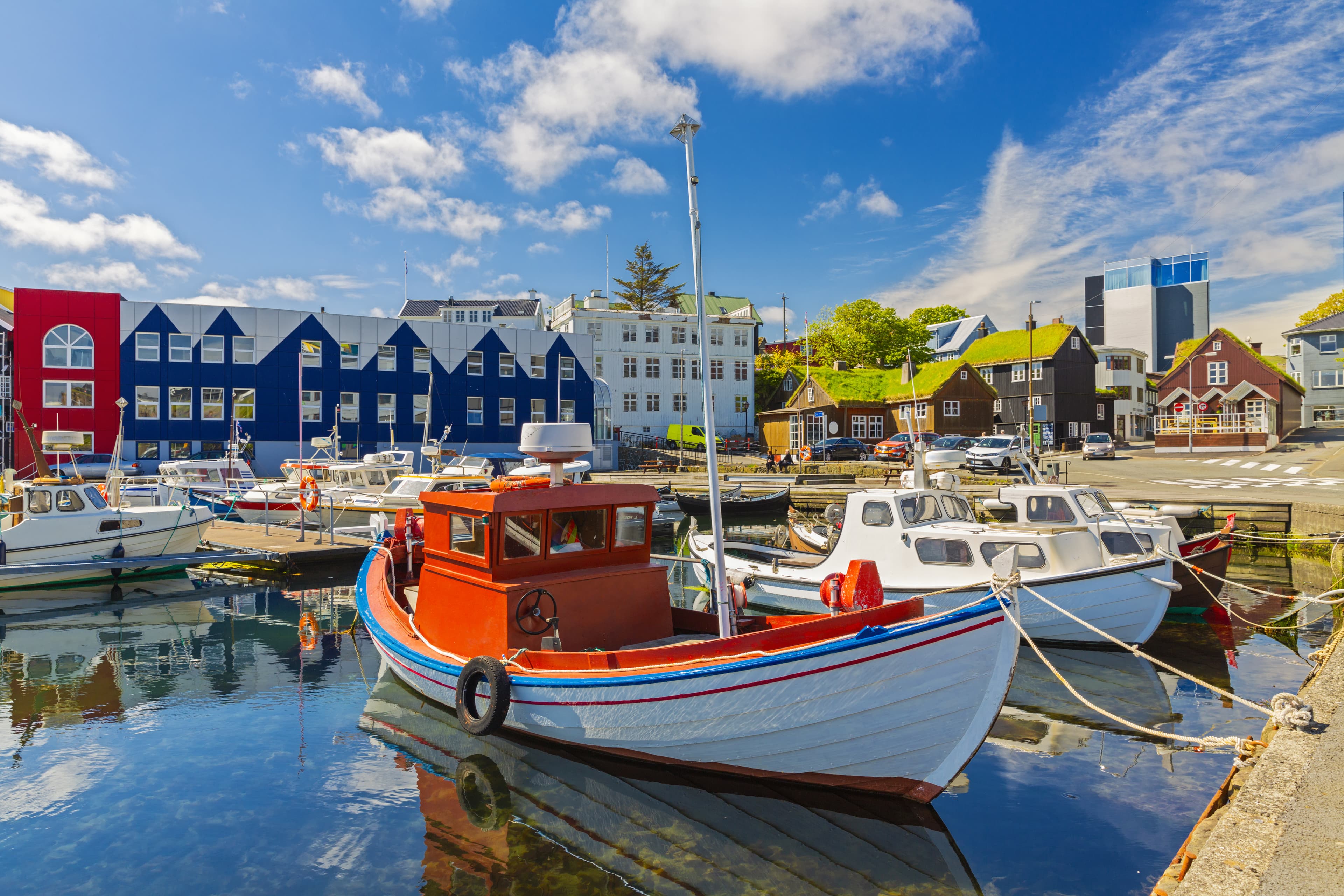Torshavn marina - Torshavn the capital of The Faroe Islands, Denmark. Torshavn marina - Torshavn the capital of The Faroe Islands, Denmark.