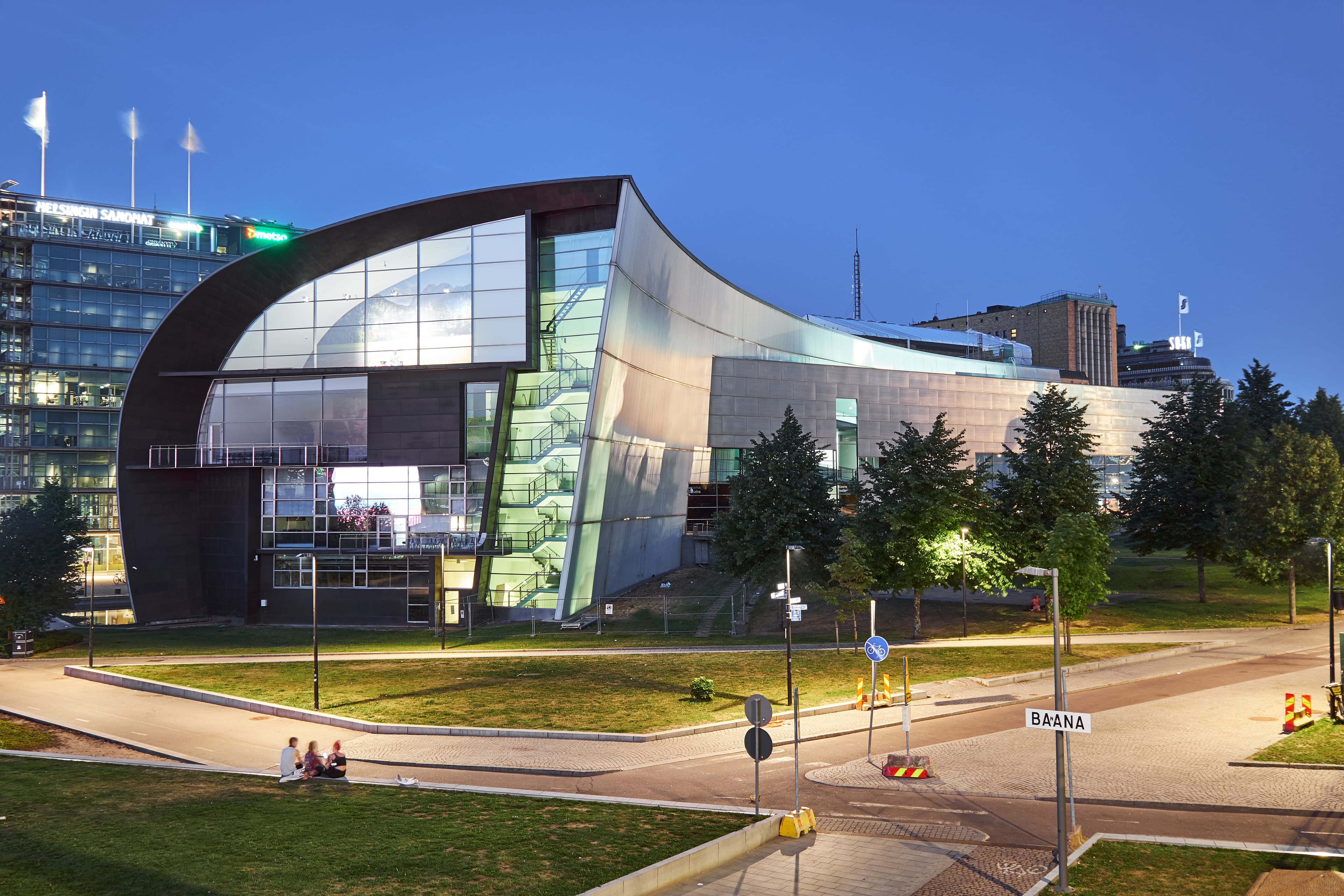 Helsinki, Finland - July 29, 2018: Kiasma - Museum of Contemporary Art Helsinki, Finland - July 29, 2018: Kiasma - Museum of Contemporary Art