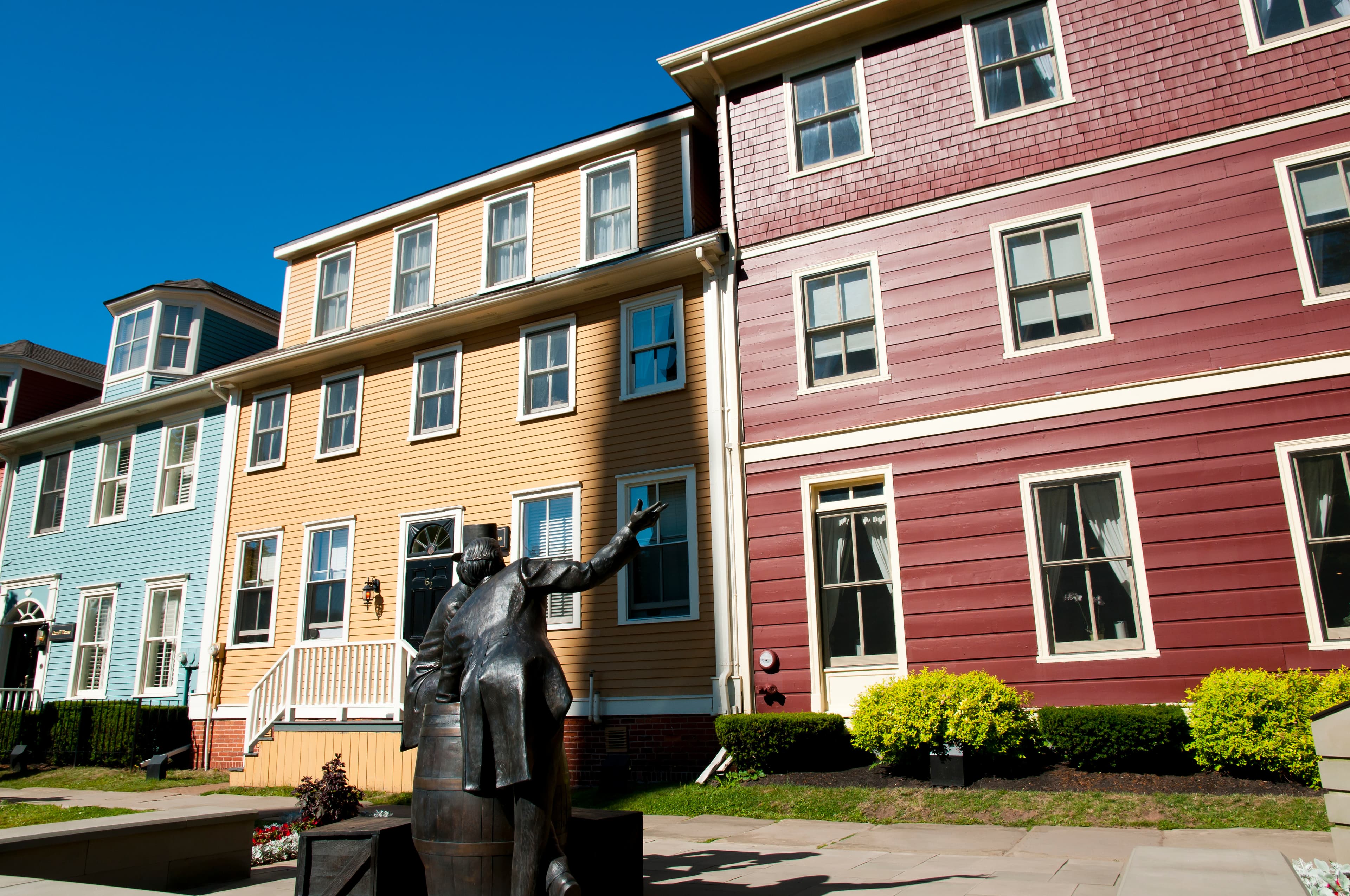 Colorful Buildings on Great George St - Charlottetown - Canada