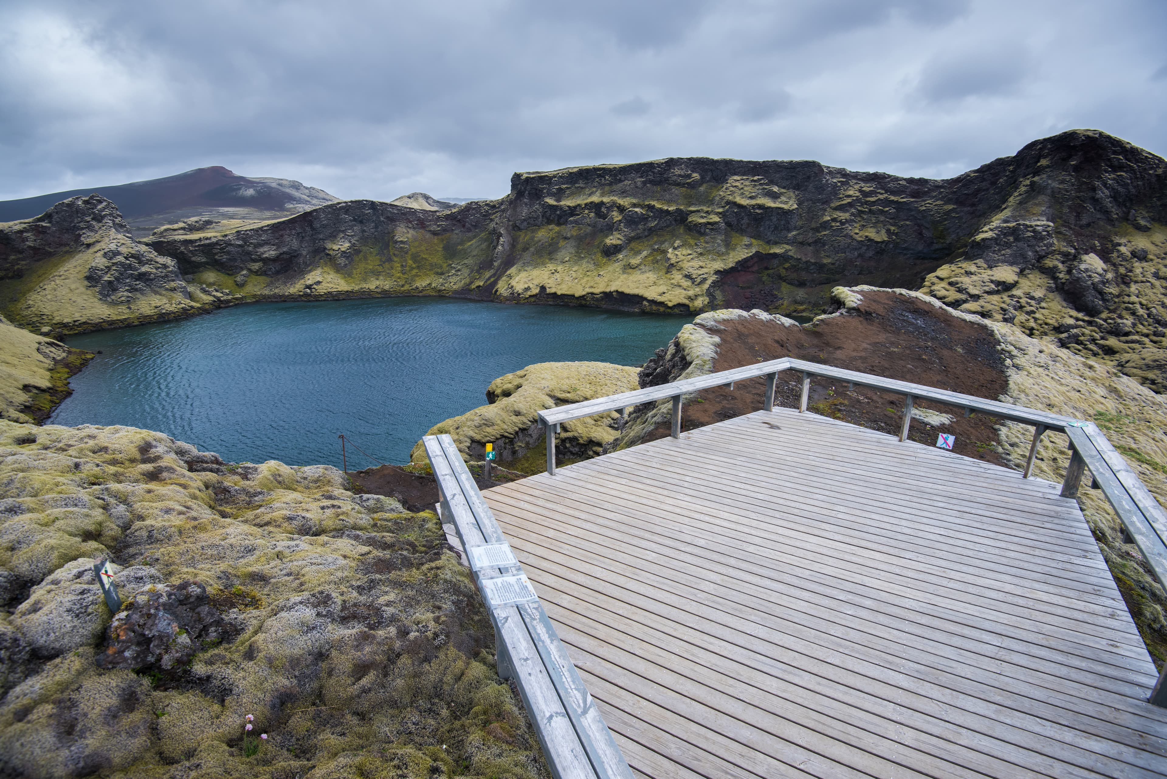Laki craters or Lakagígar is a volcanic fissure in the south of Iceland