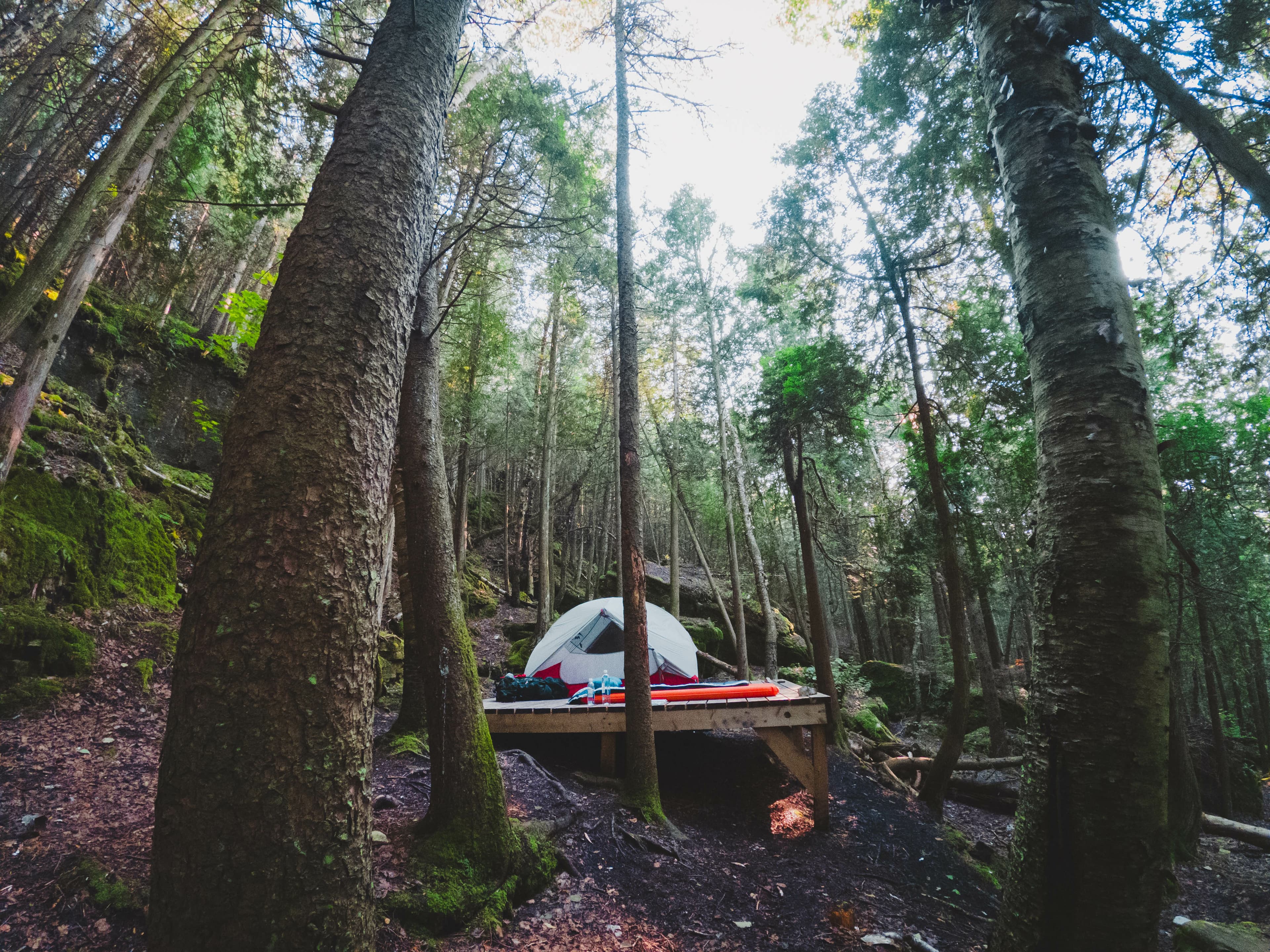 C:\DCIM\100GOPRO\GOPR0292.GPR backcountry camping at bruce peninsula national park
